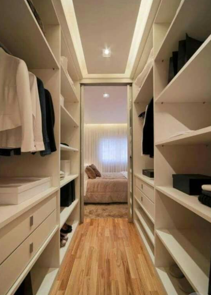 П-образная гардеробная комната в спальню Темиртау