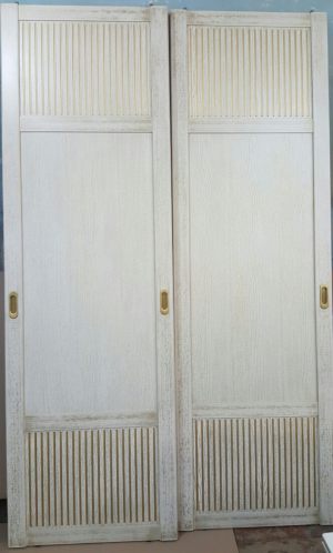 Двери для шкафа купе с фрезеровкой Темиртау